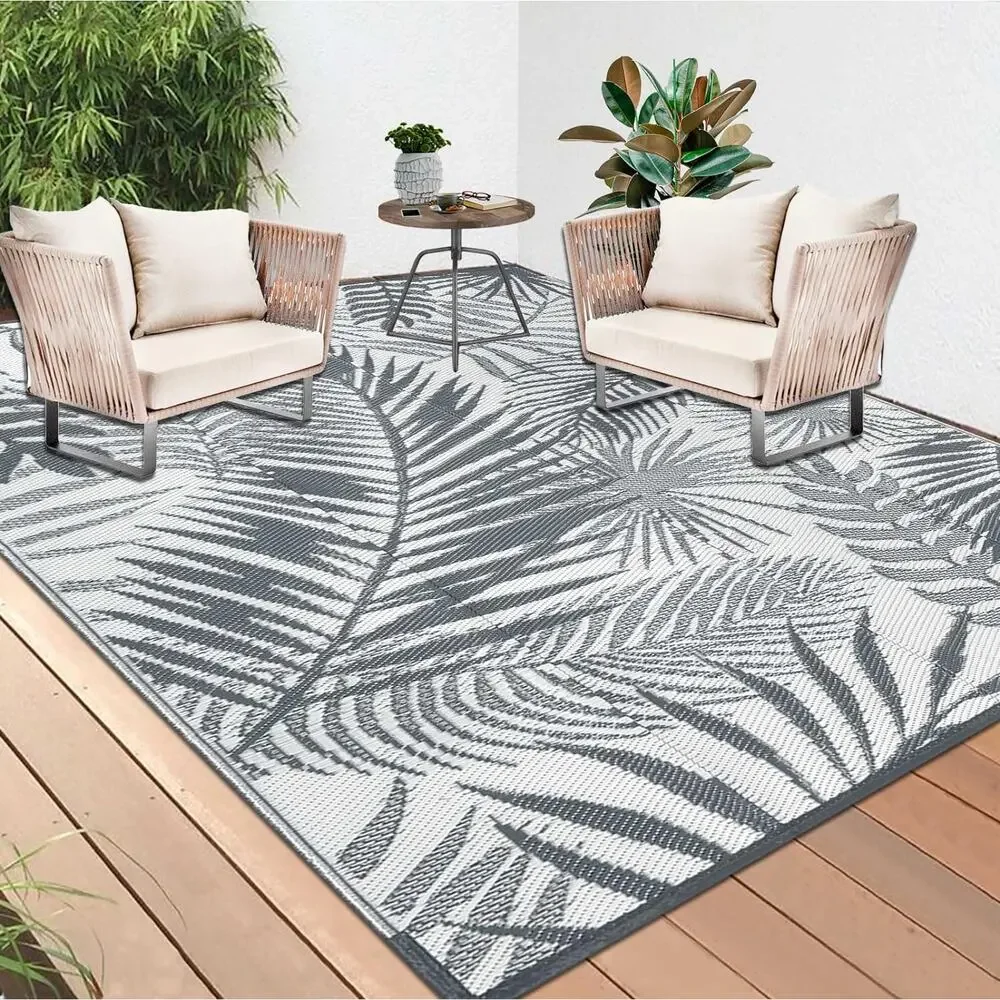 Outdoor Rug 5x7Ft Outdoor Plastic Straw for Patios